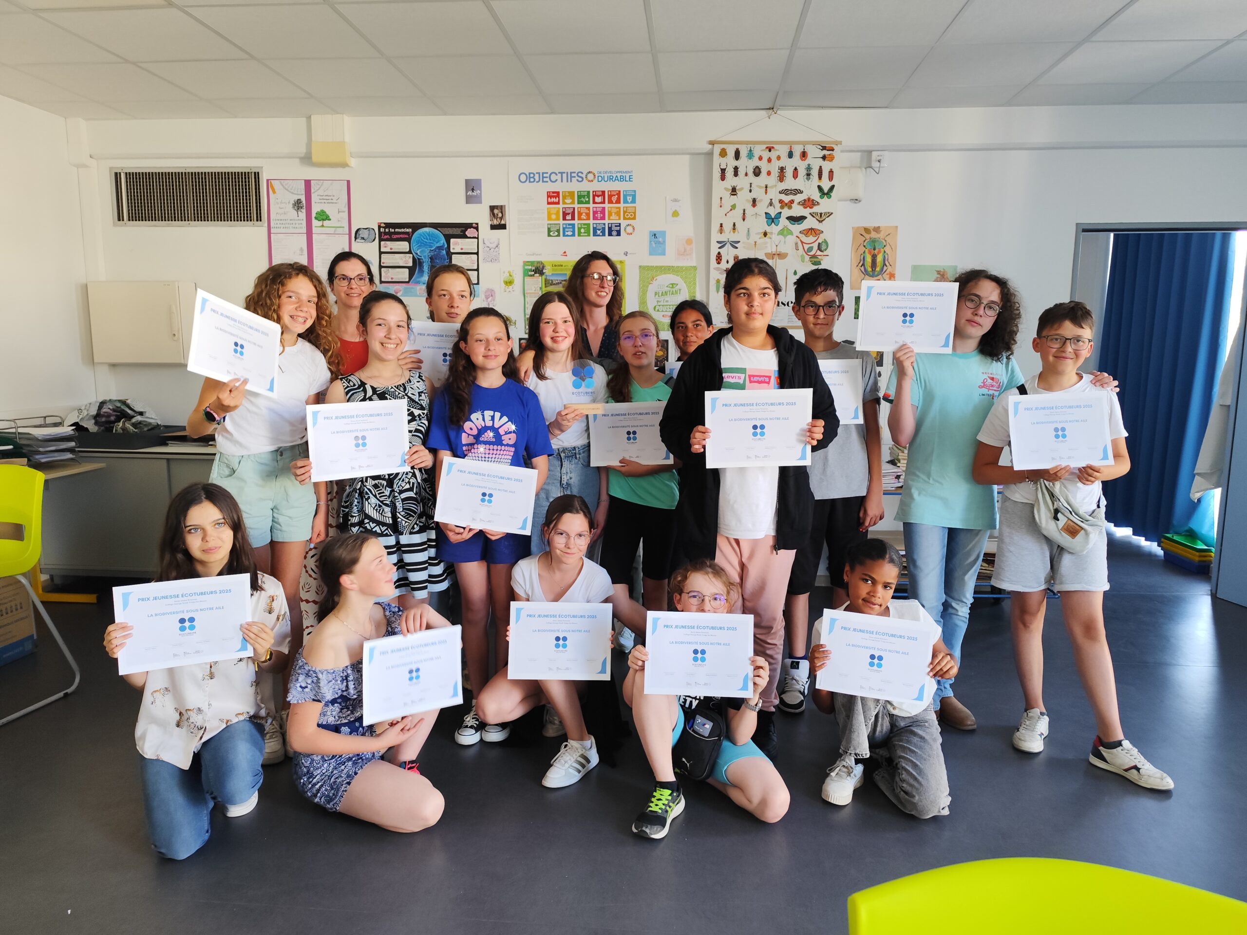 Mdaux La classe de sciences participatives du collège George Sand remporte le ...